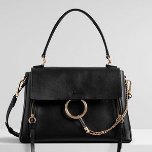 🖤Authentic Black CHLOÉ Medium Faye Day Bag🖤